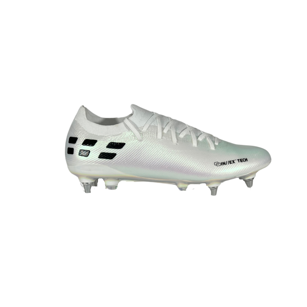 TRU Tenaci 2.0 - Firm Ground - Metallic White