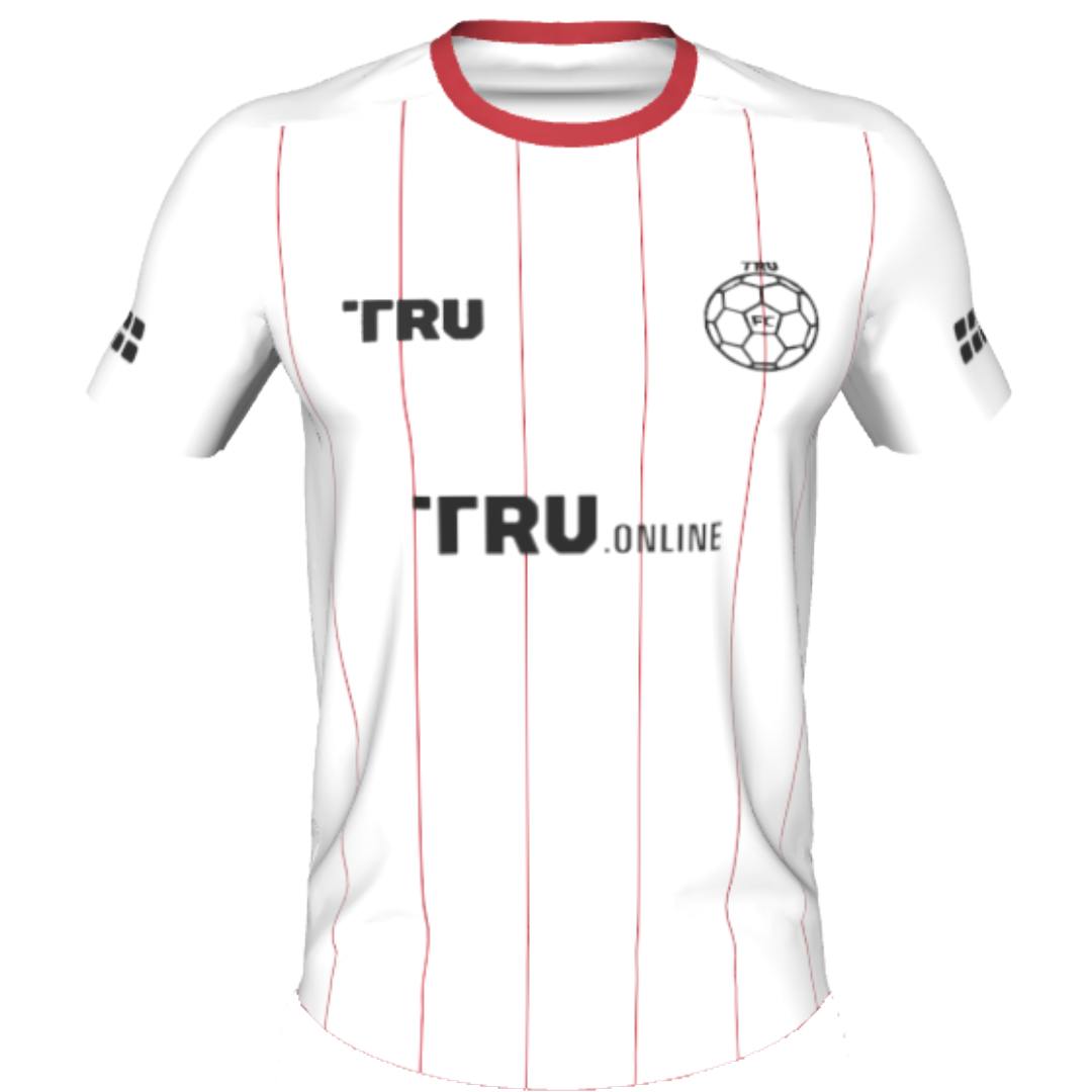 TRU 352 Pinstripe - Custom Jersey (White/Red)