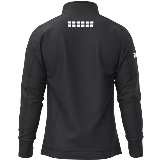 TRU 851 - Tech Quarter Zip - Vermont Soccer Association (Red and blue logo)