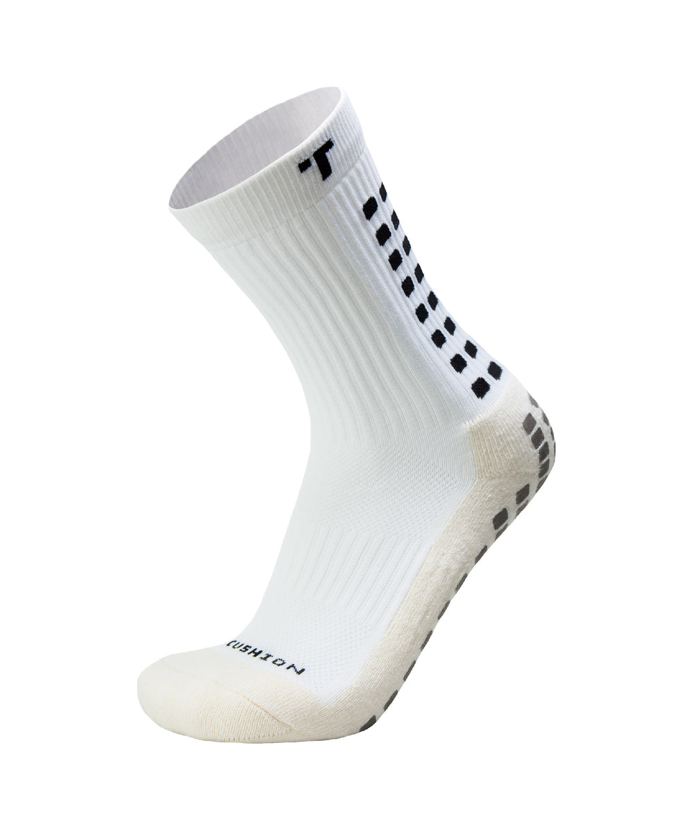 3 Pairs Men's Athletic Socks with Non-Slip Grip - Breathable Cotton Blend,  Anti-Skid for Soccer, Basketball, Sports - Trusox-Inspired