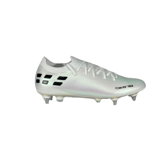 TRU Tenaci 2.0 - Firm Ground - Metallic White