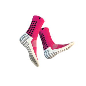 Pink TRUsox® 3.0 Grip Socks MidCalf Length