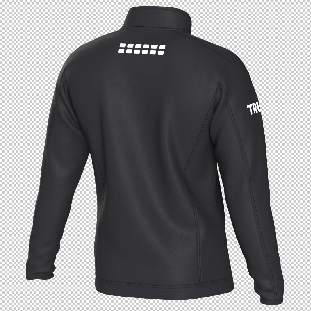 TRU 851 - Tech Quarter Zip - Vermont Soccer Association (Blue and green logo)