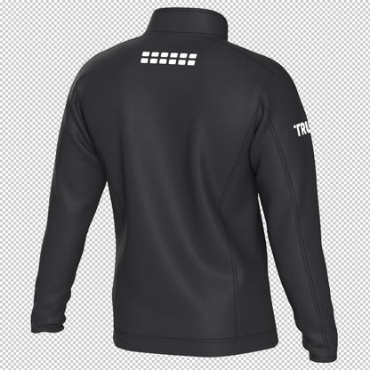 TRU 851 - Tech Quarter Zip - Vermont Soccer Association (Blue and green logo)