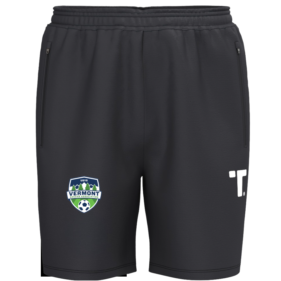 TRU 451 - Elite Pocket Short - Vermont Soccer Association (Blue and green logo)