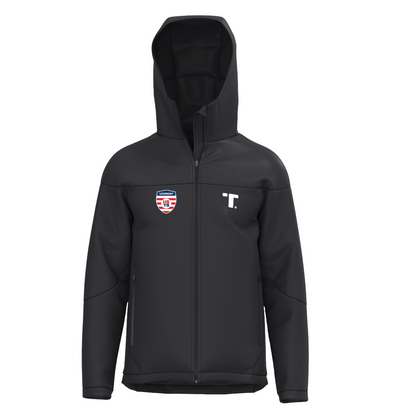 TRU 925 - Core Winter Coat - Vermont Soccer Association (Red and blue logo)