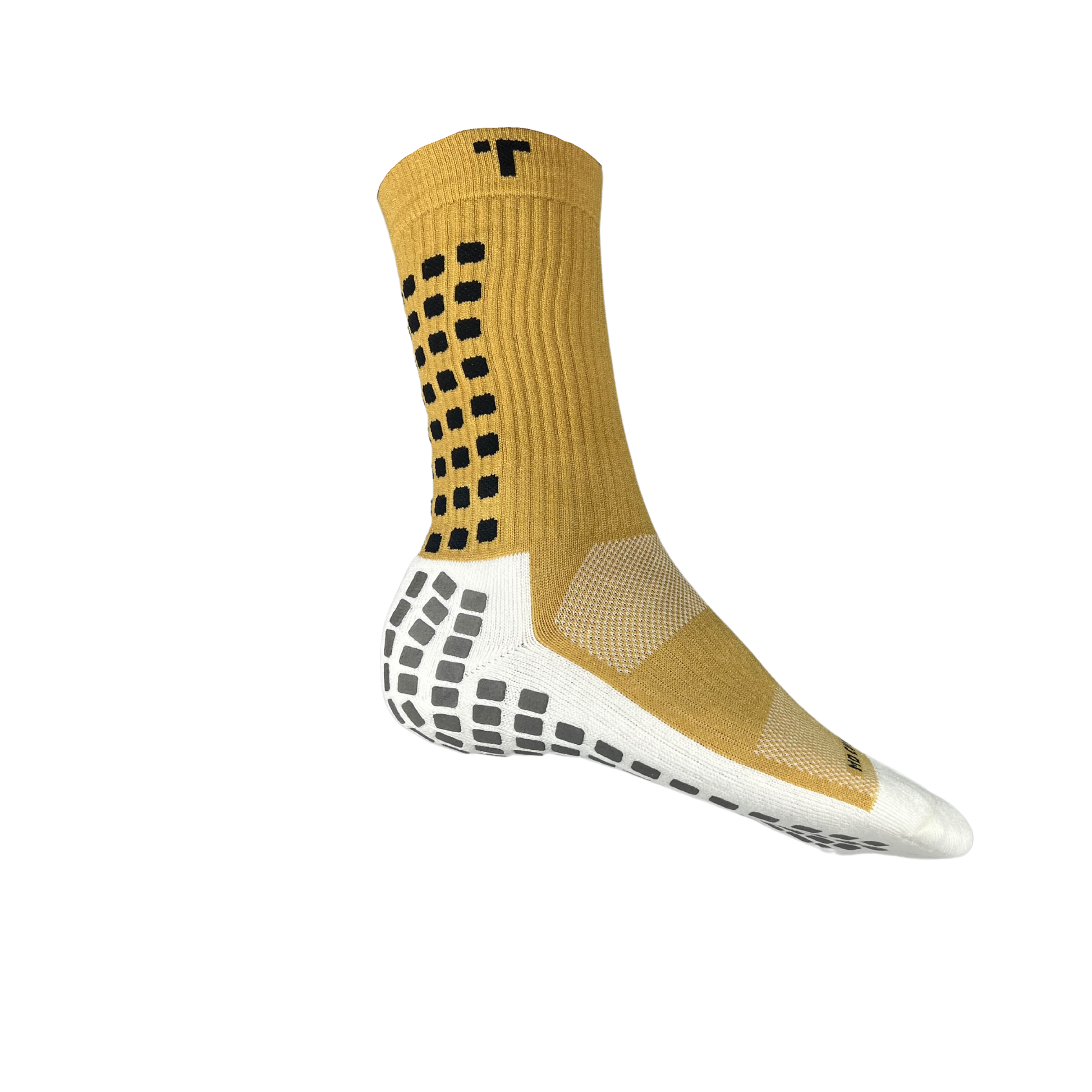Gold & Black TRUsox® 3.0 Grip Socks MidCalf Length