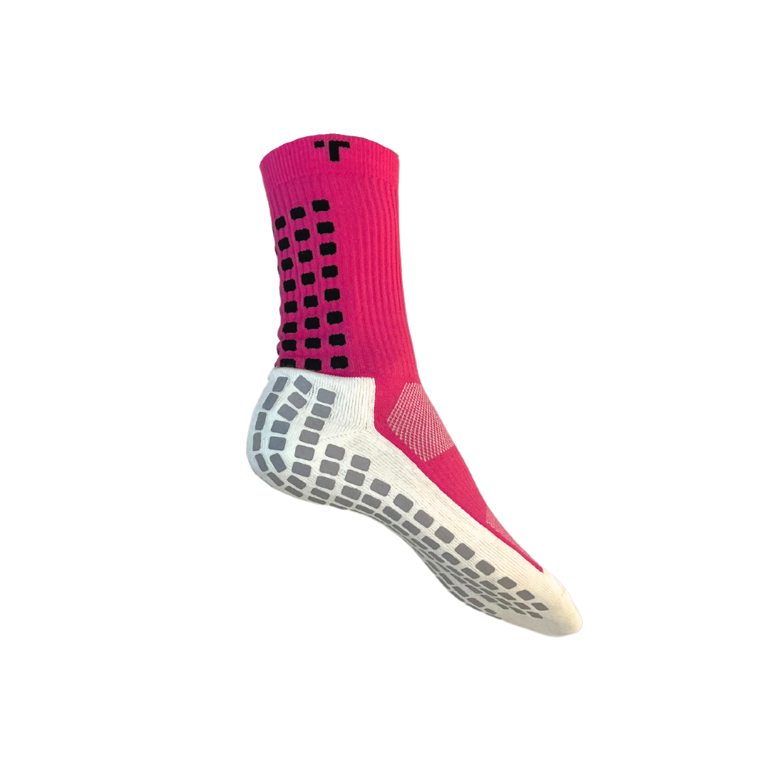 Pink TRUsox® 3.0 Grip Socks MidCalf Length