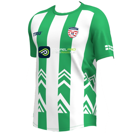 Vermont ODP - TRU Custom Outfield Away Jersey (Green/White)