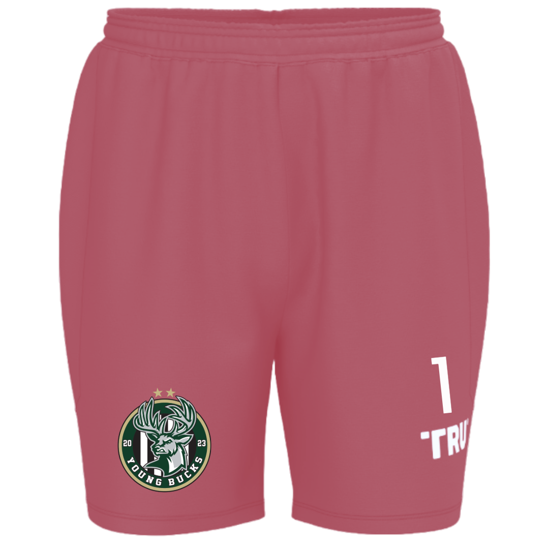 TRU Game Shorts - Young Bucks FC (Red)