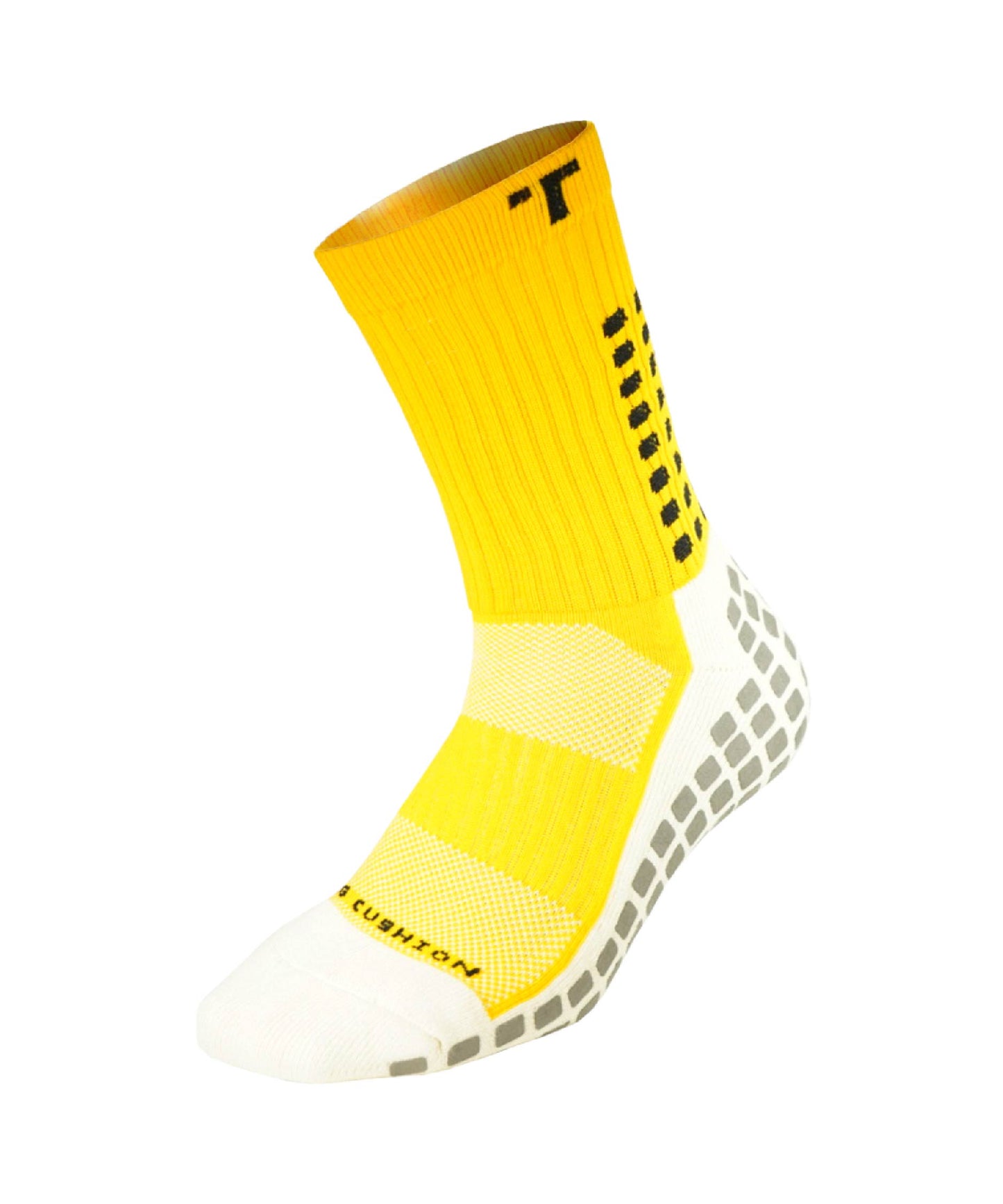 TRUsox Grip Socks Soccer Yellow