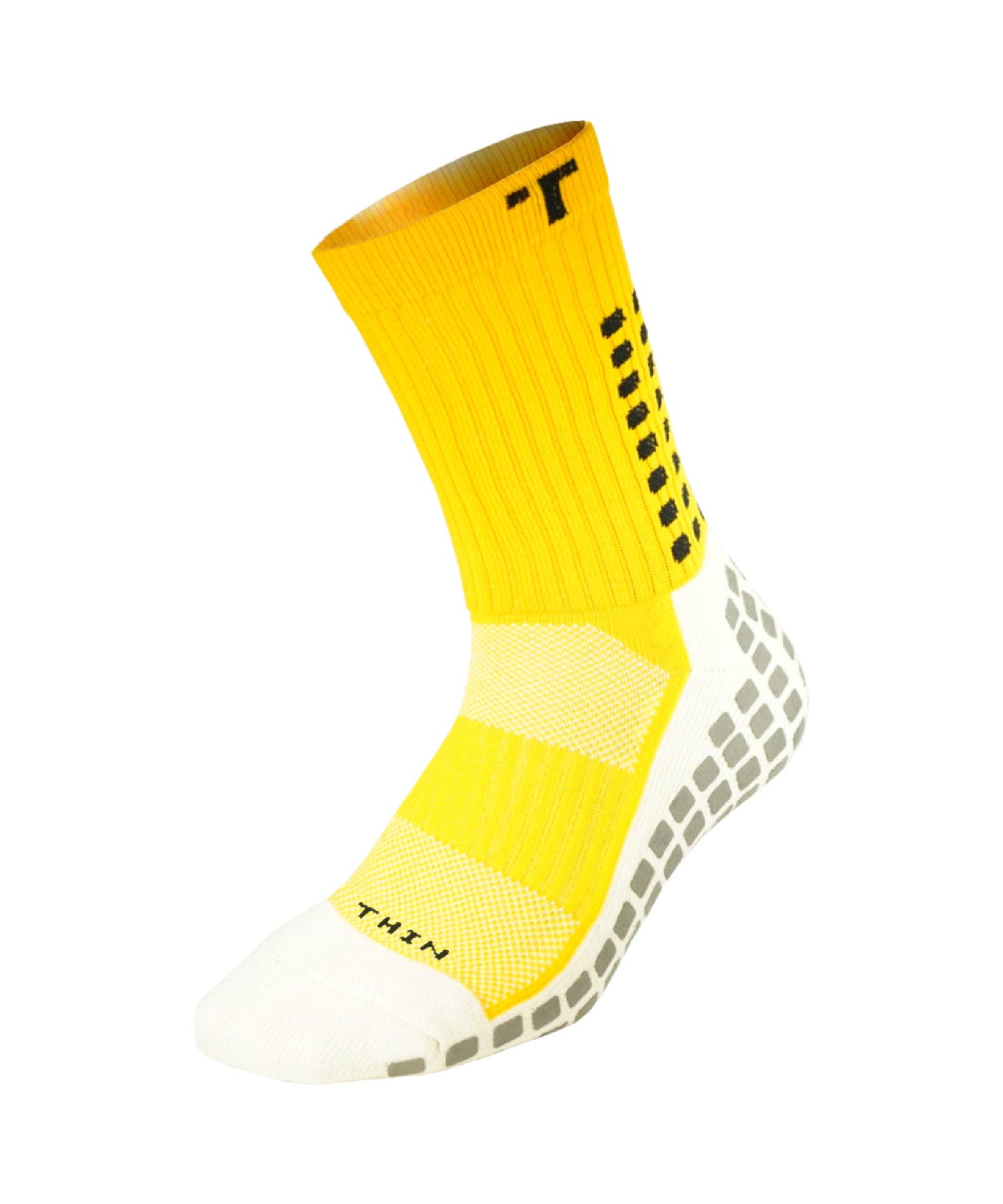 TRUsox Grip Socks Soccer Yellow