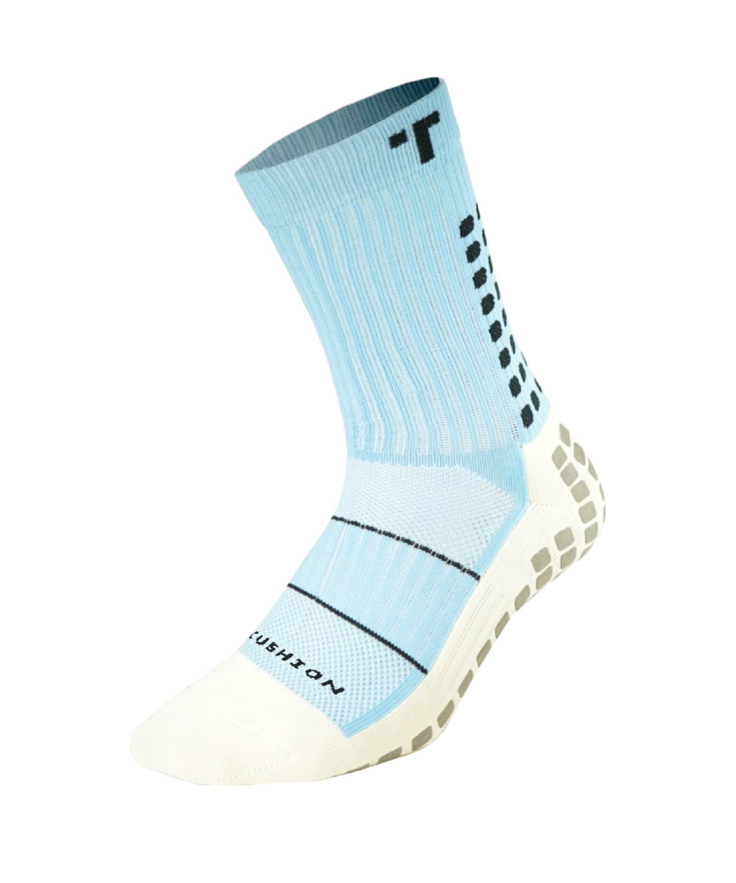TRUsox Grip Socks Soccer Sky Blue