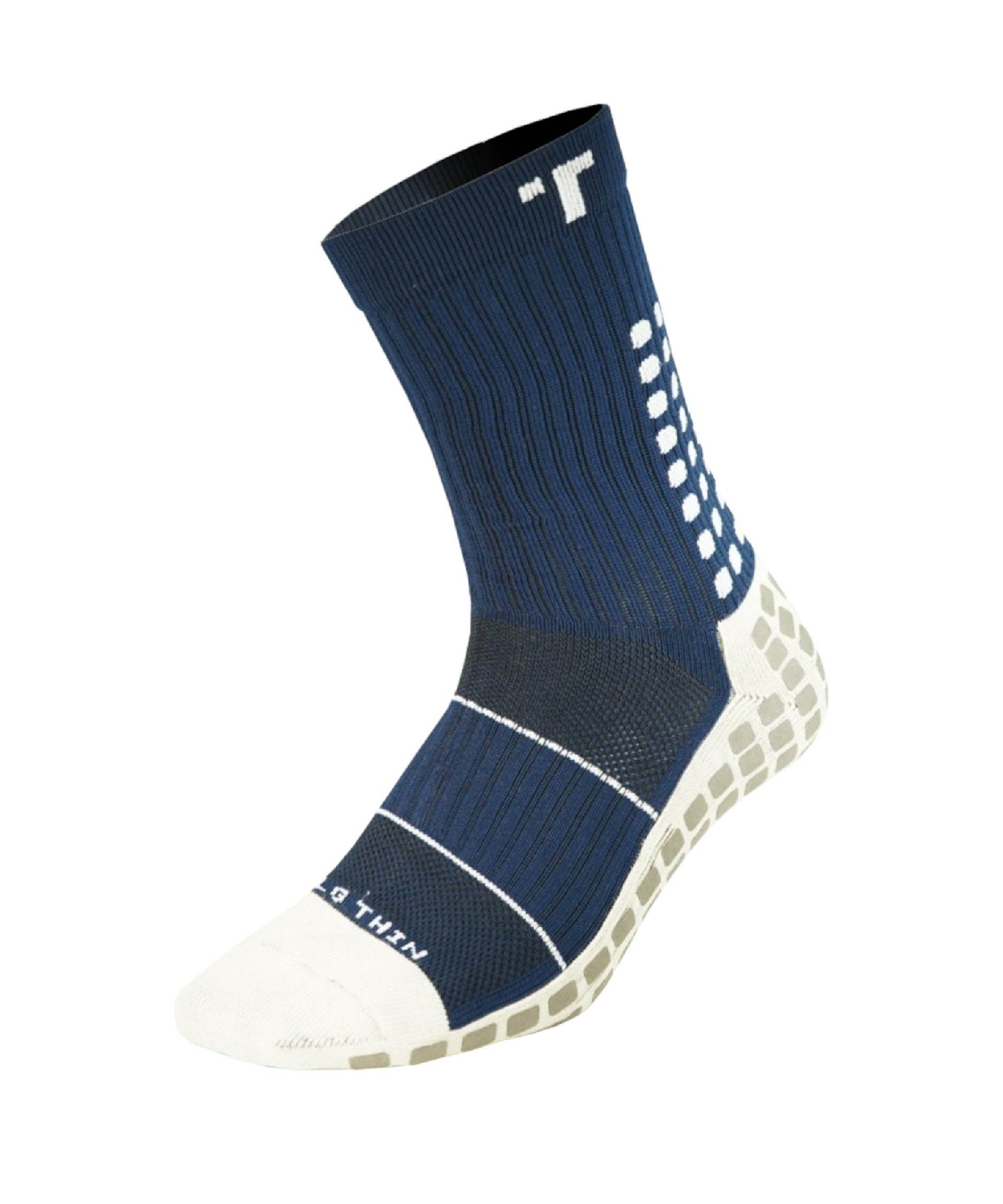 TRUsox Grip Socks Soccer Navy Blue
