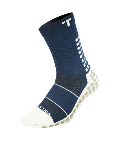 TRUsox Grip Socks Soccer Navy Blue