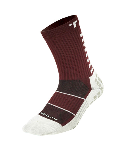 TRUsox Grip Socks Soccer Burgundy