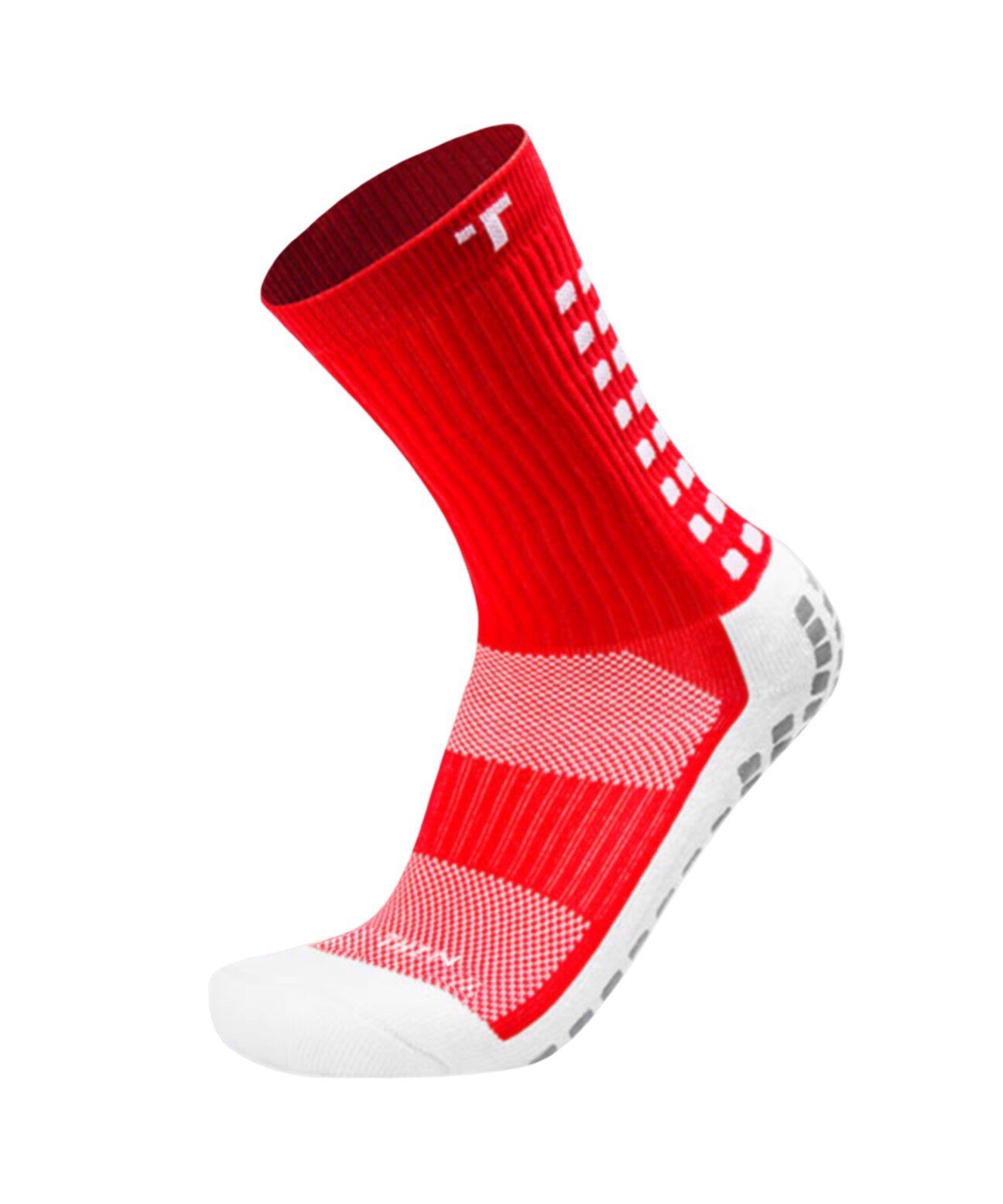 TRUsox Grip Socks Soccer Red